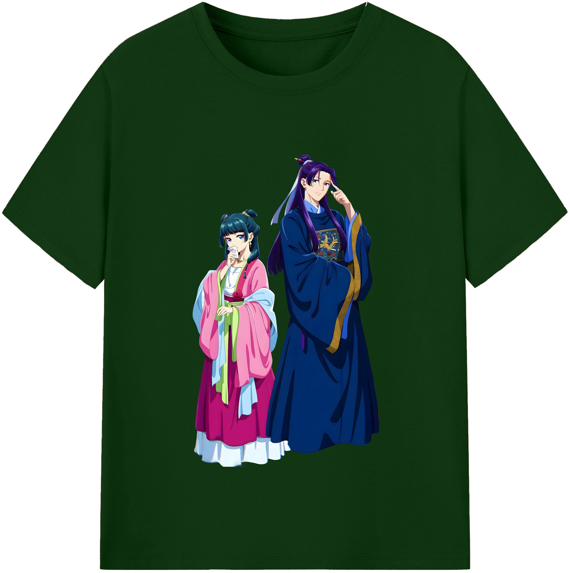 （画像用） 薬屋のひとりごと The Apothecary Diaries 綿100％半袖Tシャツ（フロントプリント）